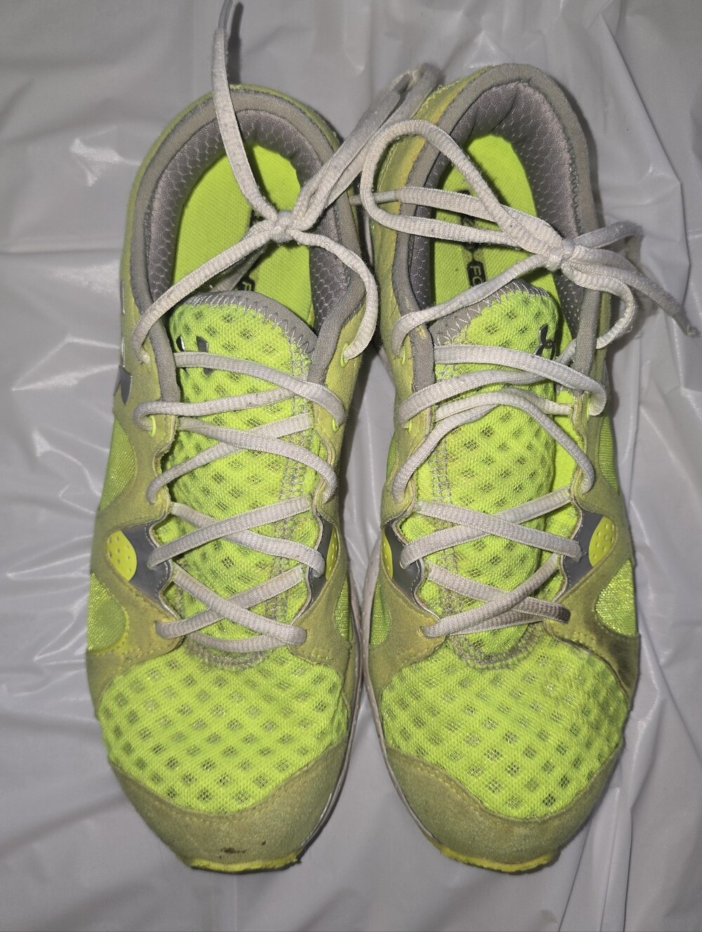 Yellow Under Armour Running Shoes